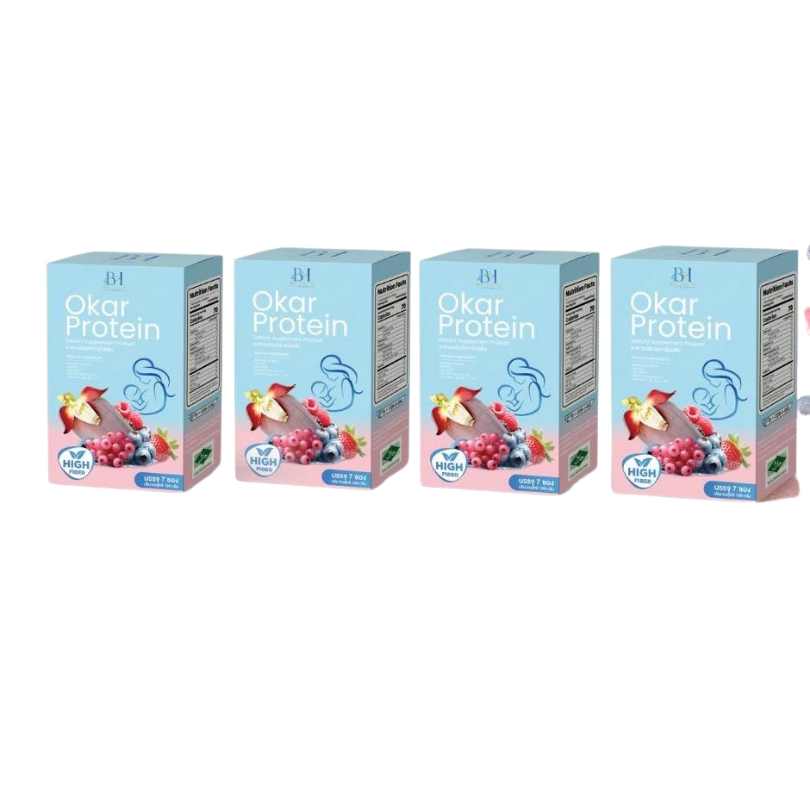 OKar Protien โอก้า โปรตีนผลิตภัณฑ์เสริมอาหารเพื่อคุณแม่ (4 กล่อง ...