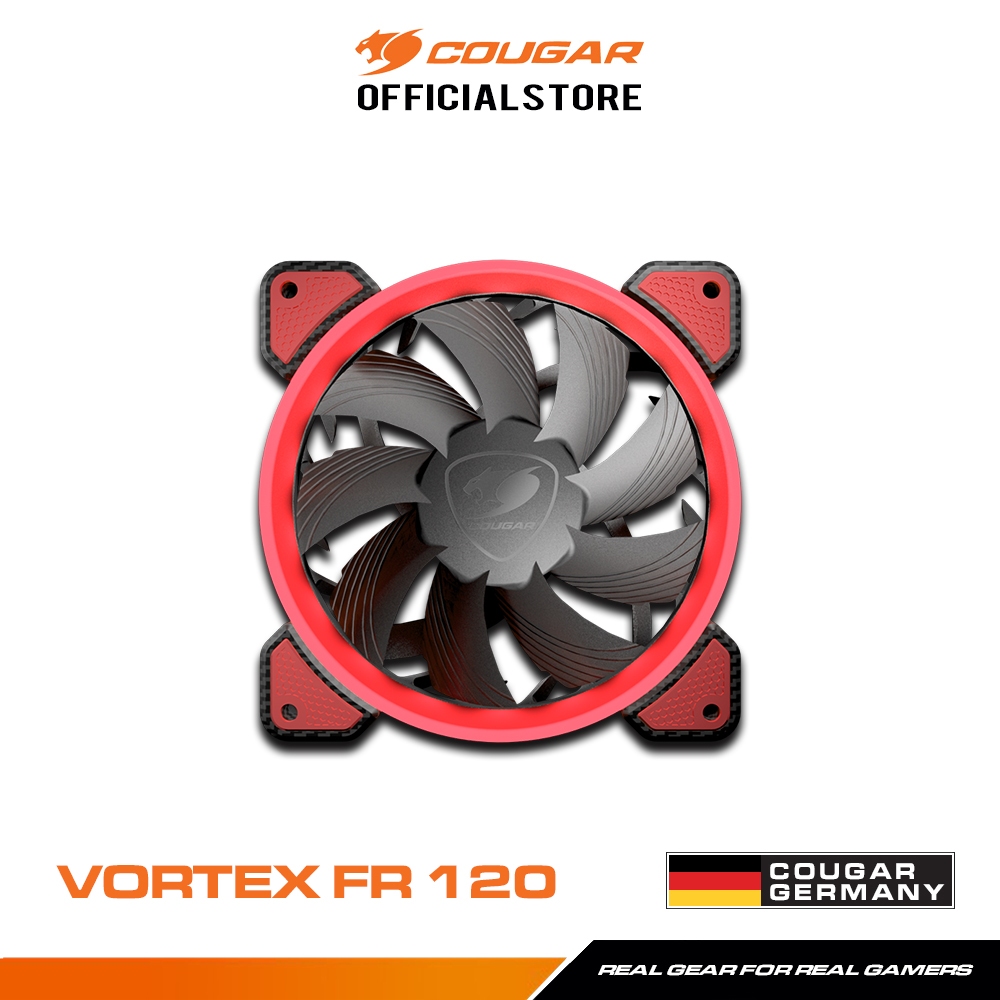 Cougar VORTEX FR 120 : Fan Case พัดลมเคส สีแดง รับประกัน 1 ปี | Shopee ...