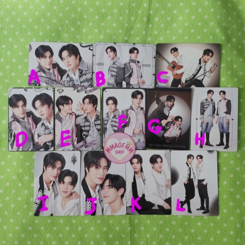 GEMINI FOURTH RUNTHEWORLD サイン入カードfourth