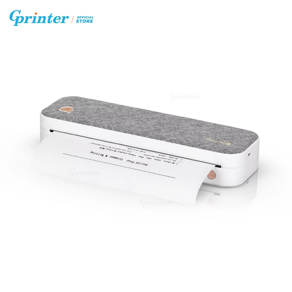 Gprinter เครื่องปริ้นพกพา Peripage A40 เครื่องพิมพ์กระดาษความร้อนแบบไร้หมึก ขนาด A4 เชื่อมต่อผ่าน Bluetooth ใช้งานง่ายทุกที่