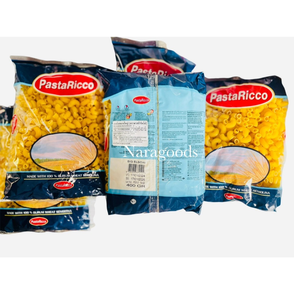 มักกะโรนี Pasta Ricco Elbow 400 กรัม | Shopee Thailand