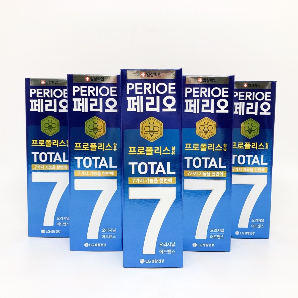 LG Perioe Total 7 Toothpaste ยาสีฟันเกาหลี 120g 페리오 ยาสีฟันจองวอน ยาสี ...