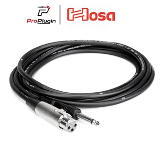 Hosa (PXF-110) Unbalanced Interconnect, XLR3F to 1/4 in TS, 10 ft
