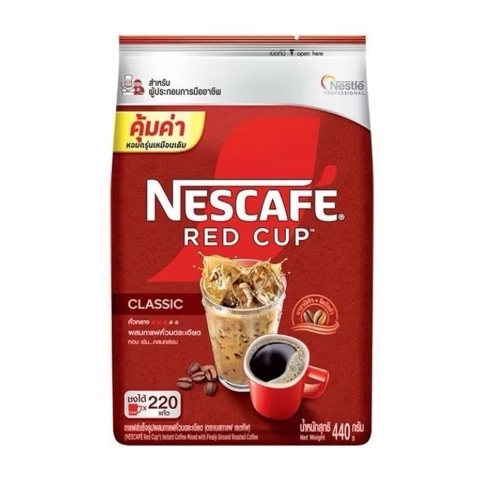 NESCAFÉ Red Cup Coffee Box เนสกาแฟ เรดคัพ กาแฟสำเร็จรูปผสมกาแฟคั่วบด ...