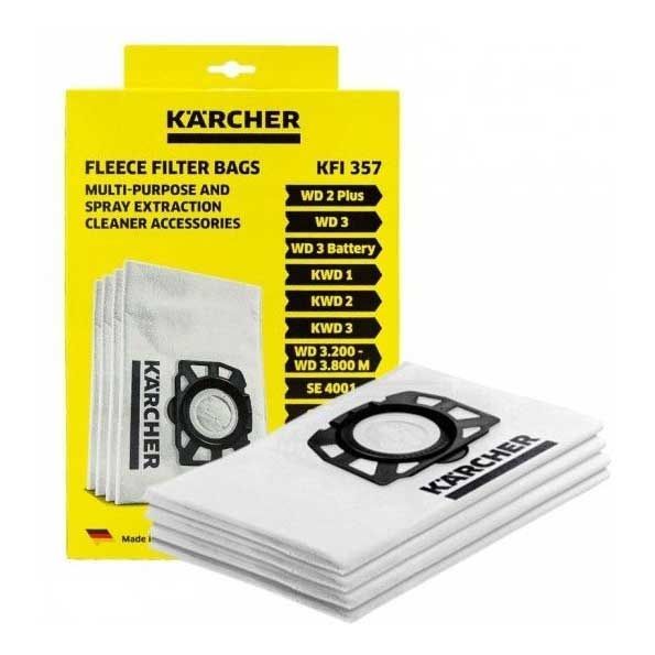 Karcher WD 4/6 & SE 5.100 Fleece Filter Bag 2.863-006.0 main image 0