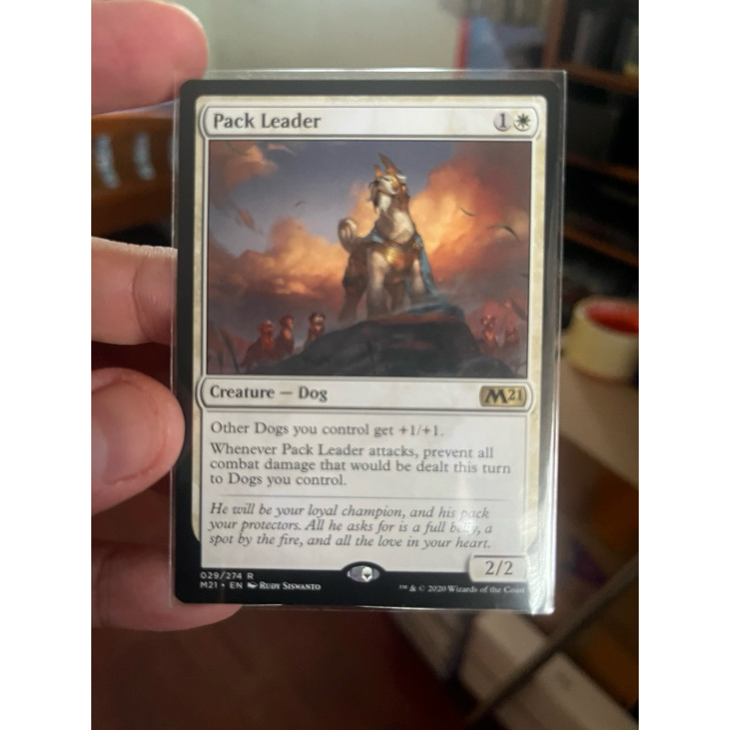 การ์ด MTG Pack Leader White Magic the gathering EDH รุ่น M21 สภาพ Ex-Nm ...