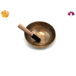 ขันทิเบตแฮนด์เมด ขนาด20.3ซม. น้ำหนัก1142กรัม ชามทำสมาธิแฮนด์เมด Tibetan Handmade Singing Bowl