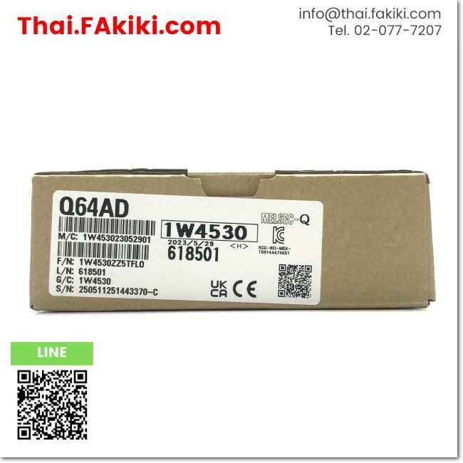 พร้อมส่ง-a-unused-q64ad-analog-digital-converter-module-type-สเปค-4ch-mitsubishi-66-008-409