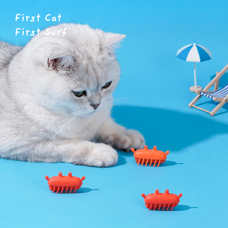 ของเล่นแมว-ของเล่นแมวแบรนด์-zeze-ของเล่นรูปปู-ของเล่น-หุ่นยนต์ปู