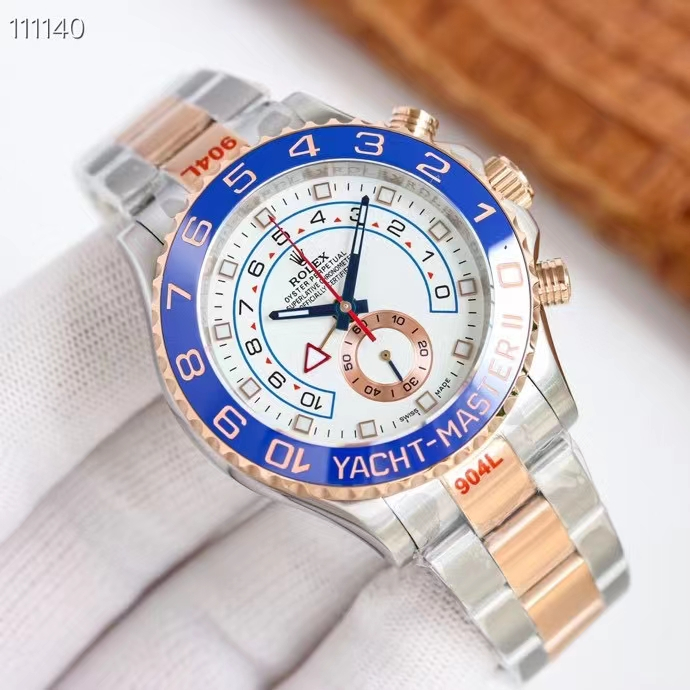 นาฬิกา-rolex-yacht-master-ii-นาฬิกาแฟชั่นกลไกอัตโนมัติสำหรับผู้ชาย