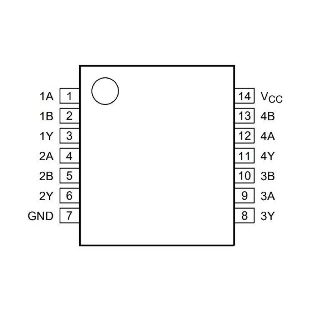 74HC00D 74HC00 IC ชิพ SMD Quad 2-input NAND gate ยี่ห้อ NXP | Shopee ...