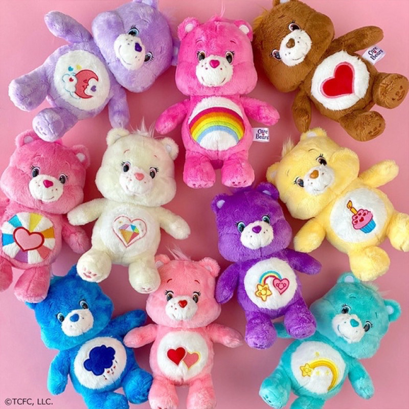 ตุ๊กตาหมีแคร์แบร์-19cm-นำเข้าจากประเทศญี่ปุ่น-care-bears-japan-ลิขสิทธิ์แท้100