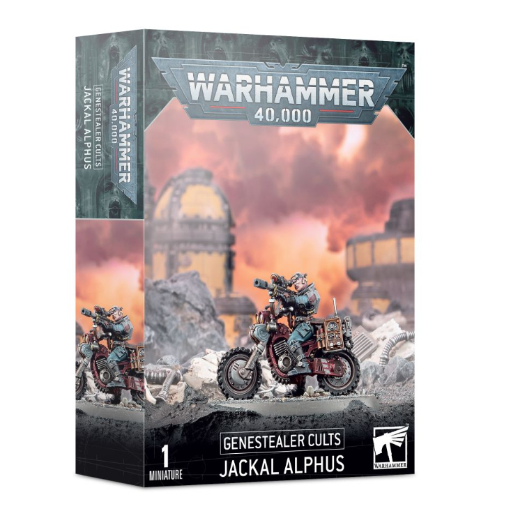 Warhammer 40k - Genestealer Cult Jackal Alphus, Nuovo Da Canali, Non Assemblato