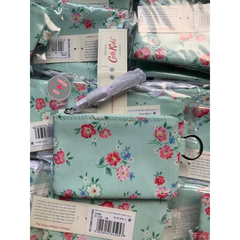 กระเป๋า-cath-kidson-กระเป๋าใส่การ์ด-เหรียญ-แท้