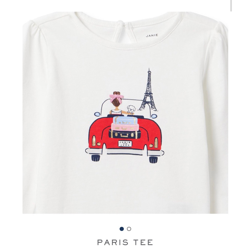 paris-tee-เสื้อยืดแขนยาวลาย-paris-แบรนด์อเมริกา-janie-and-jack