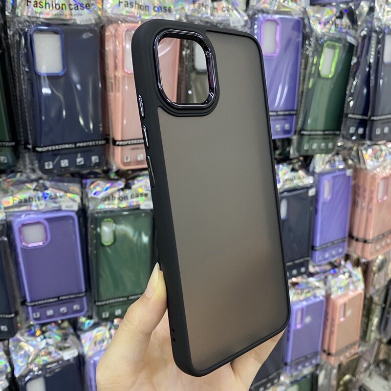 เคสขอบสีหลังขุ่นเปิดกล้อง-รุ่น-realme-c53-สินค้าตรงรุ่น-พร้อมส่งในไทย