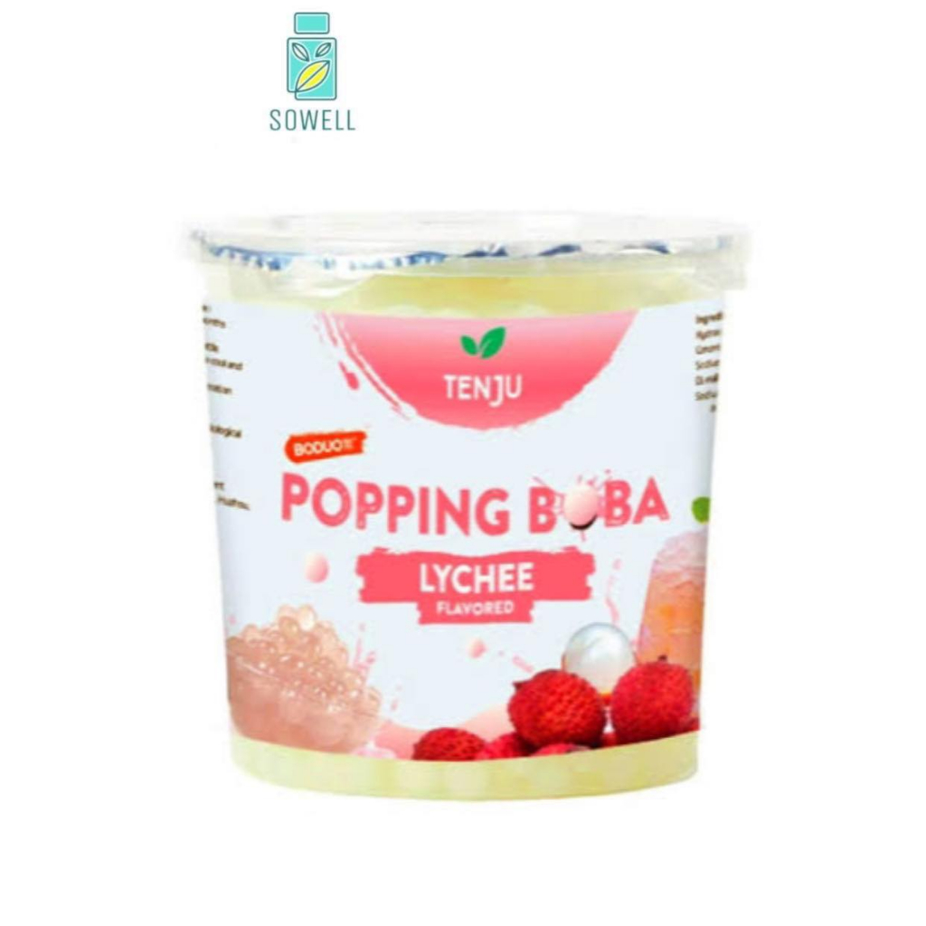 tenju-popping-boba-lychee-เท็นจู-ไข่มุกป็อบ-ลิ้นจี่-เท็นจู-มุกป็อบ-ลิ้นจี่-1kg