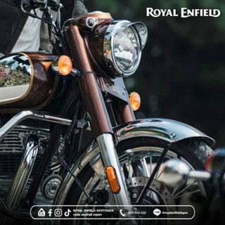 แก๊ปไฟหน้า แท้ รุ่น CLASSIC 350 Royal Enfield หมวกไฟหน้า กรอบไฟหน้า