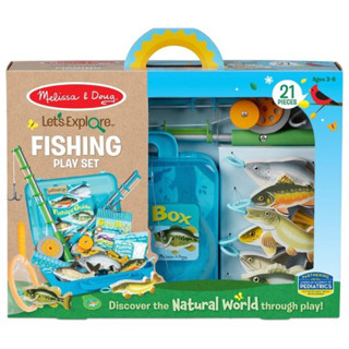 เล่นแค้มปิ้ง ตกปลา 🇺🇸💯Lets Explore Fishing Play Set