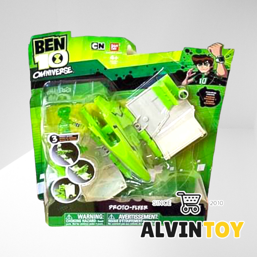 ของเล่น-ฟิกเกอร์-ยาน-ben-10-proto-flyer-ben-10-omniverse-alien-แปลงร่างได้หลายแบบ