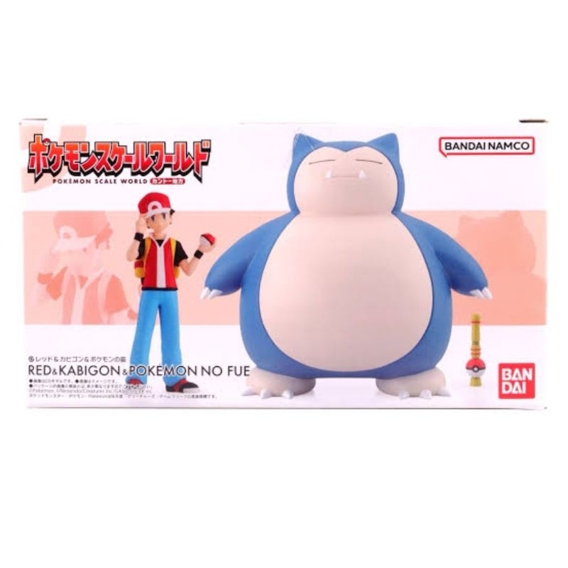 POKEMON SCALE WORLD KANTO RED & SNORLAX & POKEMON FLUTE Shopee Thailand