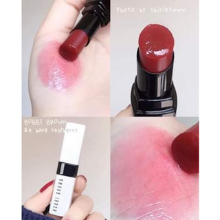 Beauty-Siam แท้ทั้งร้าน !! แบ่งขายลิป BOBBI BROWN  LIP TINT สี BARE RASPBERRY ขนาด 0.25 G. แบ่งขายใส่กระปุกแถมแปรงทาลิป