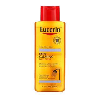 Eucerin Skin Calming Body Wash, For Dry, Itchy Skin, Fragrance Free, 8.4 fl oz (250 ml)