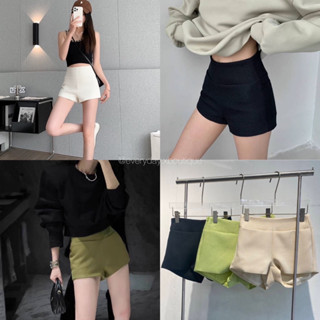 TWEEDY SHORTS🤍💚🖤(SML 390฿ฟรีส่ง) กางเกงขาสั้นผ้าทวิต ดีเทลขอบเอวสูง ทรงสวย งานผ้าเนื้อดีมากกกค่ะ vibe