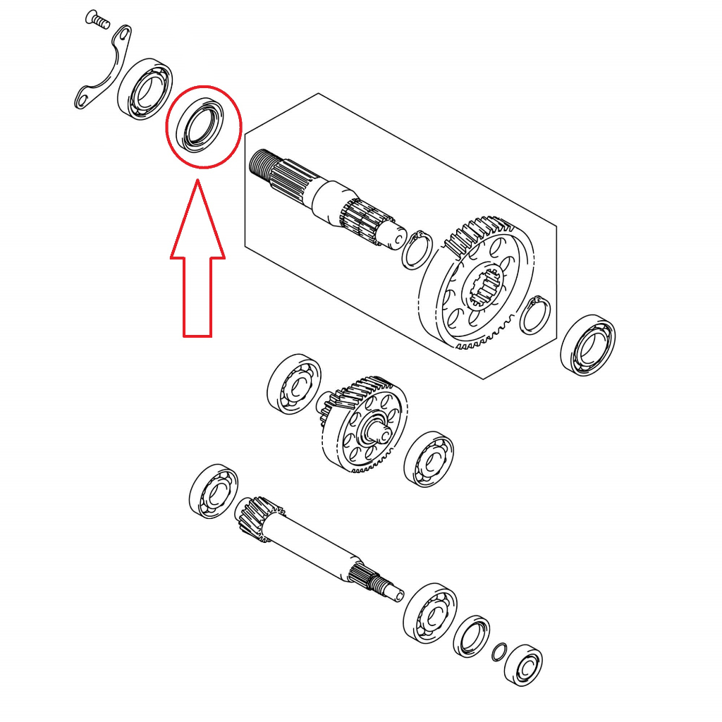 ซีลน้ำมันแกนราวสเตอร์-address-110-lets-110-แท้ศูนย์-suzuki-ซูซูกิ-แอดเดรส-110-เล็ทส์-ซีลล้อหลัง-09283-27l02-000