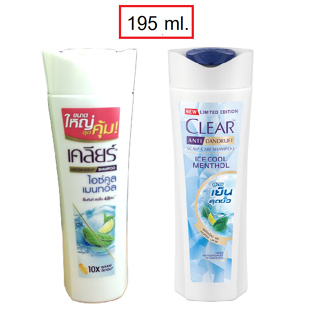 Clear Anti-Dandruff Scalp Care Shampoo 190 ml.เคลียร์ แชมพู แอนตี้แดนดรัฟ สกาลป์ แคร์ (1 ขวด)