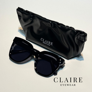CLAIRE : (SG) แว่นกันแดด CLAIRE รุ่น Signature สี Black Royal