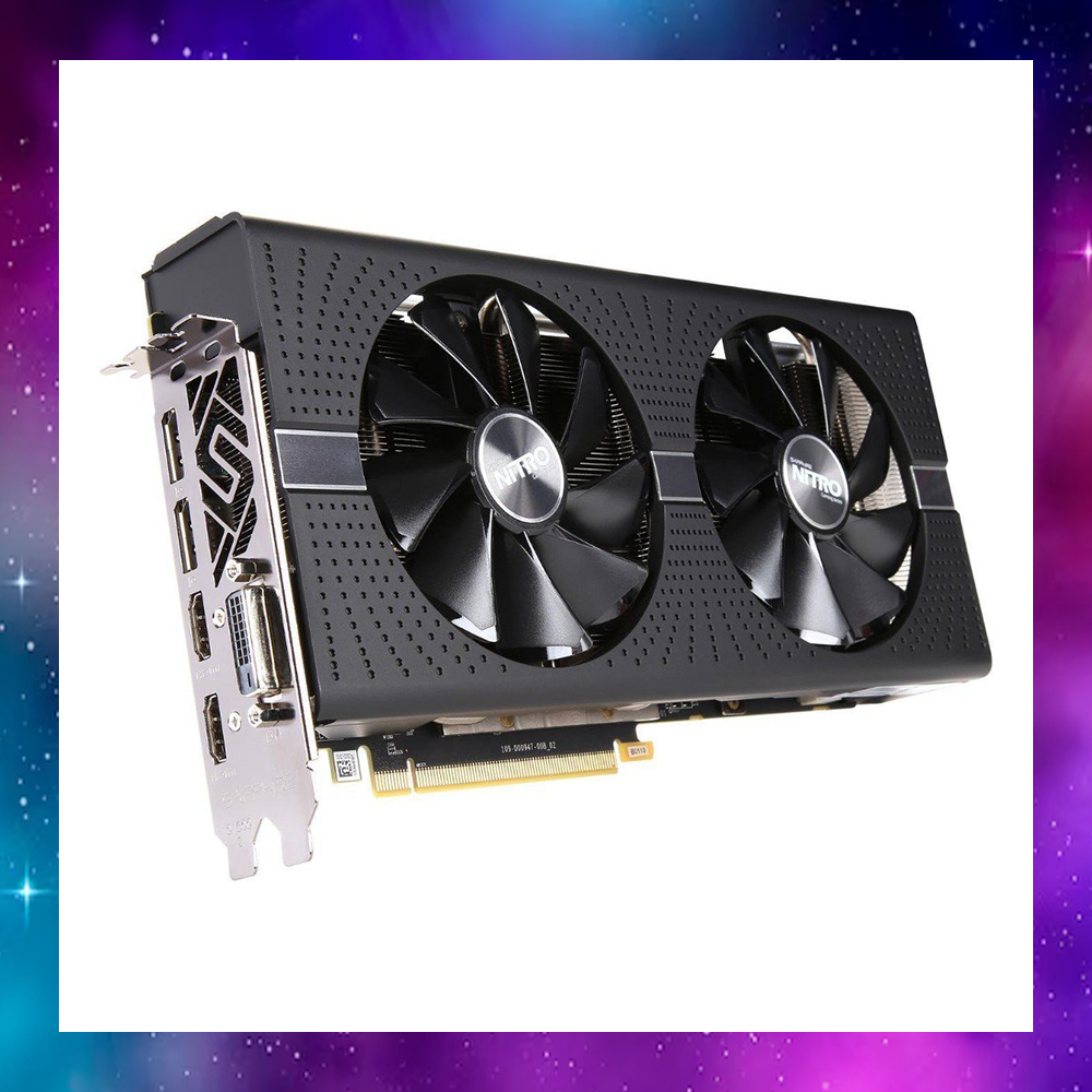 VGA (การ์ดแสดงผล) AMD RX580 580 4GB SAPPHIRE NITRO+ OC DDR5 ใช้งานปกติ ...