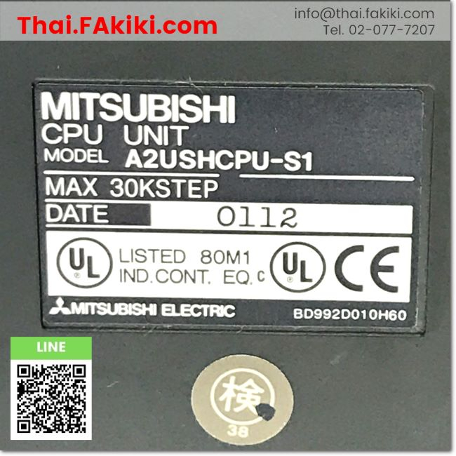 junkพร้อมส่ง-junk-a2ushcpu-s1-cpu-module-ซีพียูโมดูล-สเปค-mitsubishi-66-008-487