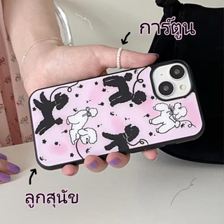 😍👉🏼NEW👈🏼😍เคสไอโฟน11 เคสกันกระแทก Case iPhone 14 13 12 Pro Max น่ารัก ลูกสุนัข เคส for iPhone 13