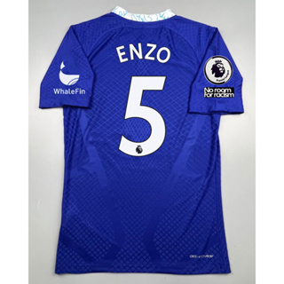 SALE !!! เสื้อบอล 2022-23 เพลเย่อ เชลซี เหย้า 5 ENZO  อาร์มพรีเมียร์ Player  Chelsea Home Cecat