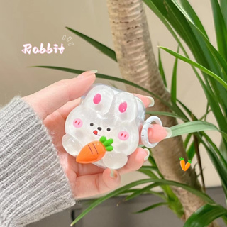 😍👉🏼NEW👈🏼😍เคส Airpods pro/3/2/1 ใหม่ AirPods Case หูฟังเคส การ์ตูน กระต่าย การป้องกันการตก Case สำหรับ AirPods 3 pro