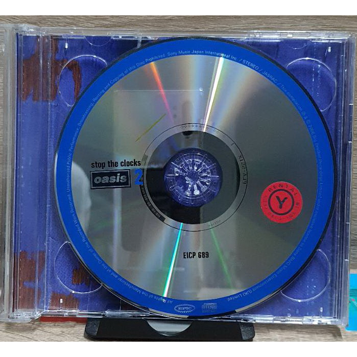 cd-oasis-stop-the-clock-2cd-greatest-hits-made-in-japan-ปกแผ่นสวยสภาพดีมาก