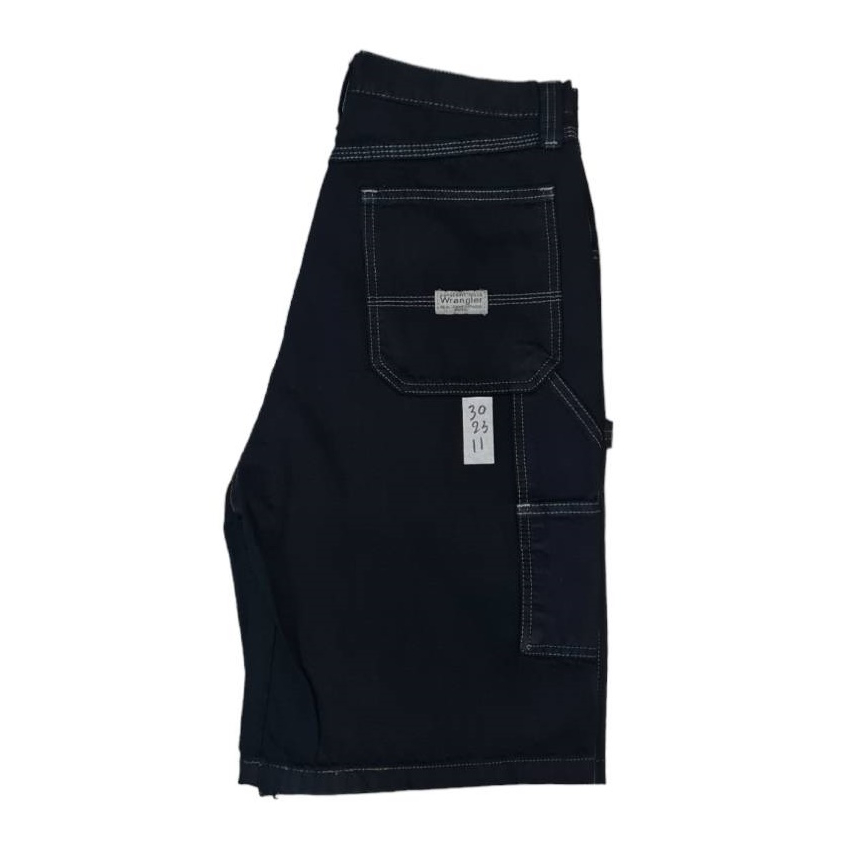 wrangler-กางเกงยีนส์ขาสั้นทรงช่าง-size-30-งานสวยสีดำ