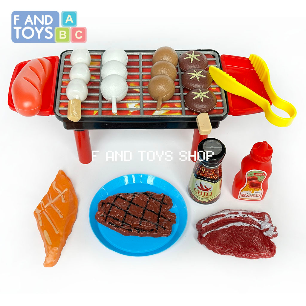 f-and-toys-ของเล่นรถเข็น-ชุดบาบีคิว-supermarket-shopping-cart