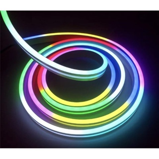 LED Neon flex 12V ขนาด 6×12 วิ่ง7สี ยาว5เมตร