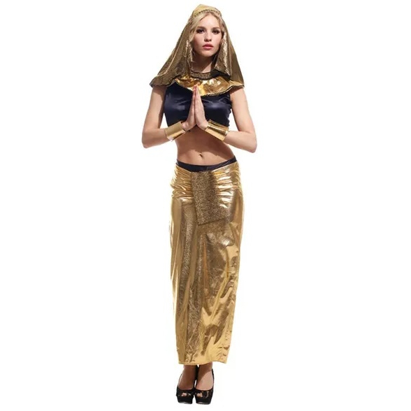 ชุดแฟนซีคลีโอพัตรา-cleopatra-ชุดอียิปต์-egyptian-cleopatra-costume-ด่วนมีส่งgrabค่า