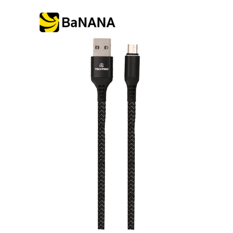 techpro-micro-usb-cable-3a-super-fast-charge-1m-tp-c04-nylon-black-by-banana-it