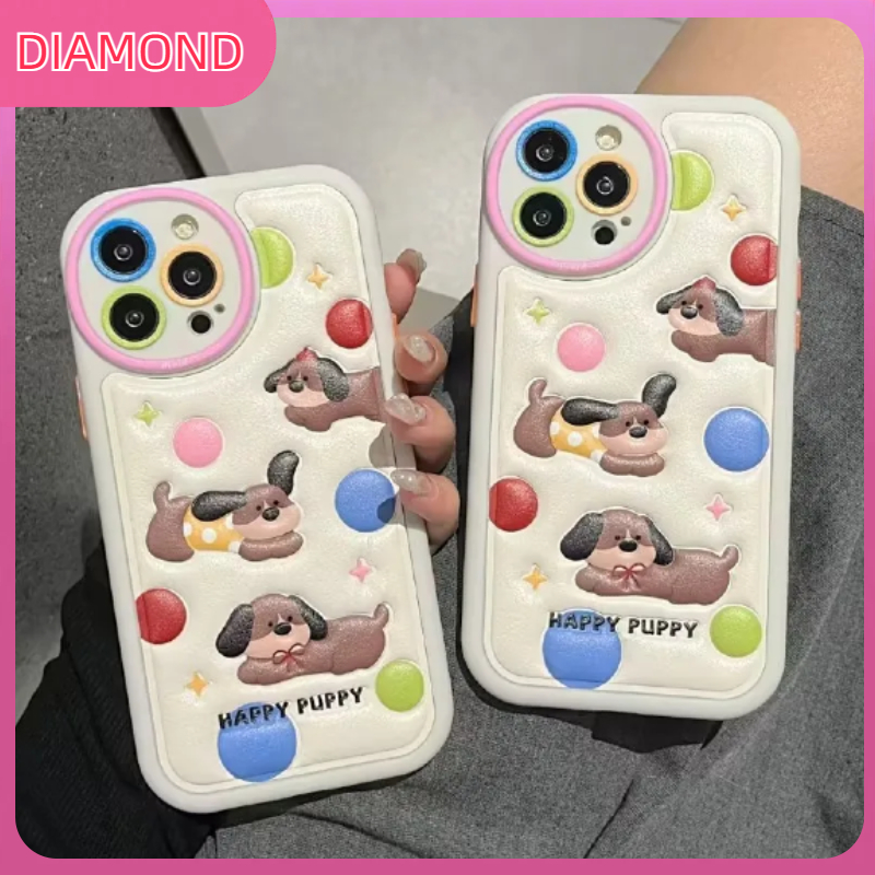 คูปองเคลม-case-for-iphone-11-12-ลูกสุนัขเล่นกับลูกบอล-เคส-15-14-13-12-11-pro-max-การป้องกันที่ครอบคลุม