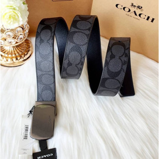 🎀(สด-ผ่อน) เข็มขัด 91286 Plaque Buckle Cut To Size Reversible Belt