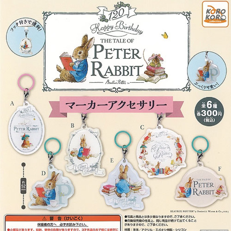 [Gashapon] กาชาปอง หัวซิป Peter Rabbit กระต่าย ปีเตอร์แรบบิท *เลือกลาย ...