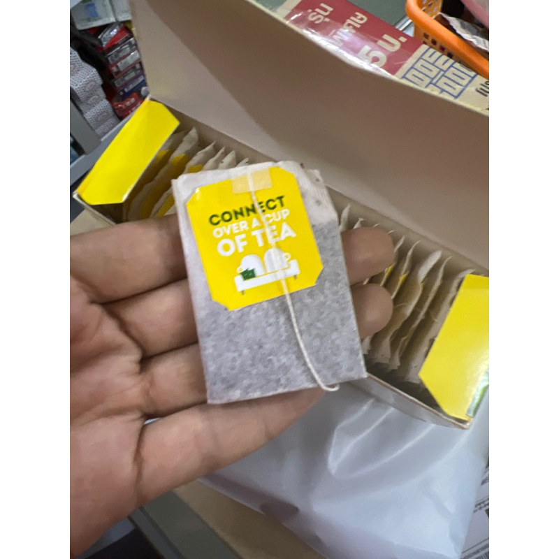ชาลิปตัน-เครื่องดื่มชาสำเร็จรูป-ชนิดซองสีเหลือง