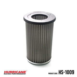 HURRICANE กรองอากาศสแตนเลส , ผ้าแดง Nissan ( Frontier Turbo) HS-1009