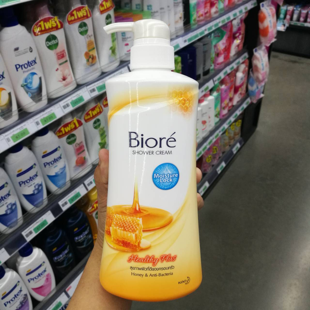 (550 มล.) Biore Shower Cream บิโอครีมอาบน้ำเร มี 3 สูตร | Shopee Thailand