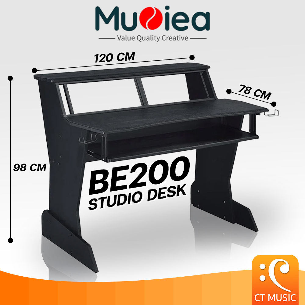 musiea-studio-desk-be200-โต๊ะสตูดิโอ-ทำเพลง