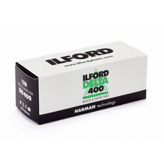 ฟิล์มขาวดำ Ilford Delta 400 Professional 120 Black and White Film ฟิล์มถ่ายรูป ฟิล์ม Hasselblad Rolleiflex Lubitel
